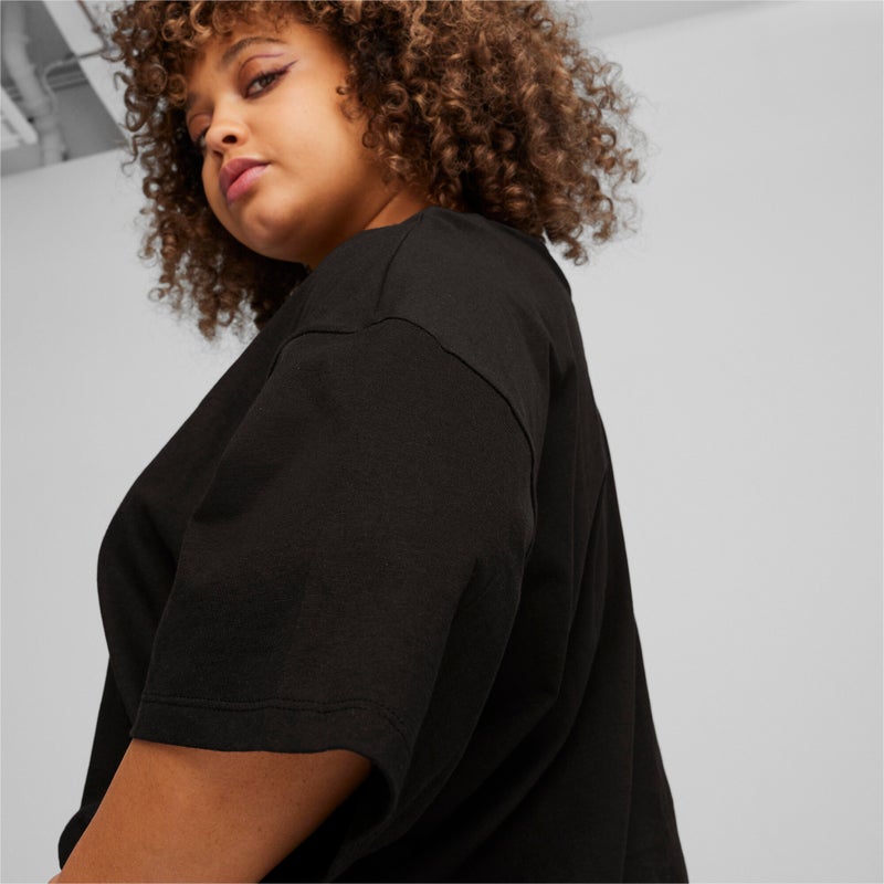 PUMA BETTER CLASSICS Womens Black T-Shirt - Image 3